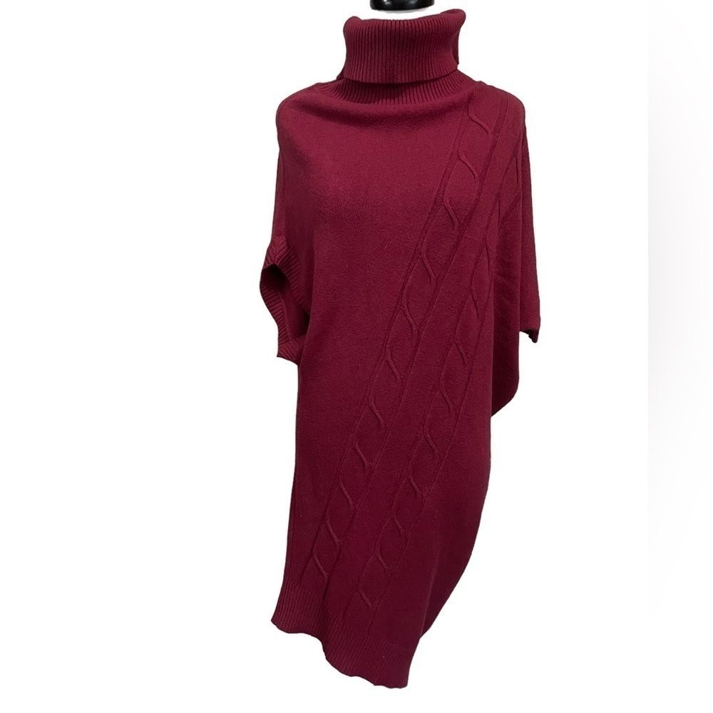 VERTIGO Viscose Sweater Dress Turtleneck Knit Dress size M